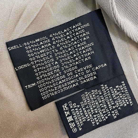 Ralph Lauren Black Label Taupe Wool Blazer Size 4 - Picture 8 of 9